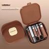 Multifunctional 7 Sets Anti-Splash Protection Tool Nail Clipper Set with Manicure Clippers Manicure Nail Clippers Manicure Easy To Clean for Home Use