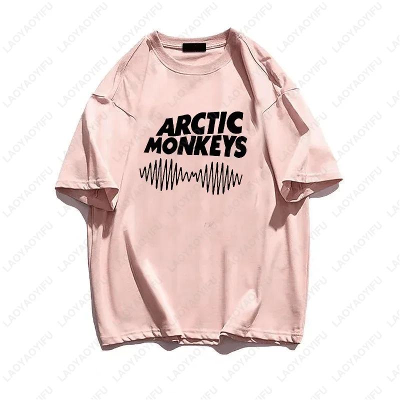 Arctic Monkeys Kleidung Damen T-Shirt Herren Manga Lässig Weißes T-Shirt T-Shirt Kleidung Manga Sommer Mode Klassischer Stil T-Shirt