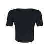 Women's Summer Short Sleeved Round Neck Sexy Slim Fit T-shirt