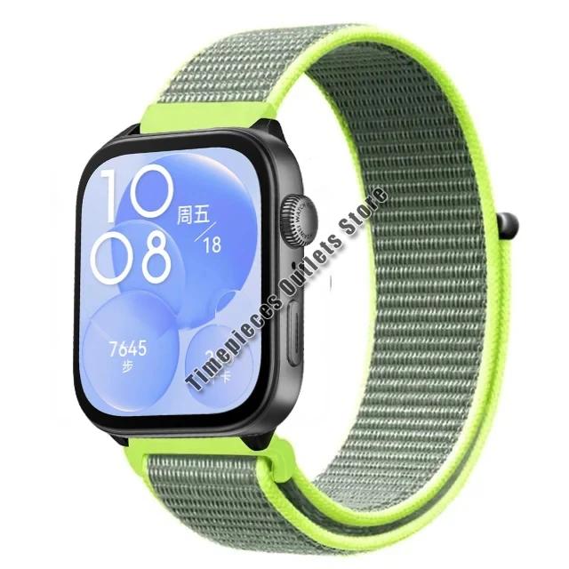 Nylon Loop Strap For Huawei Watch Fit 3 Sport Breathable Replacement Bracelet Wristband For Huawei Watch Fit 3 Belt Accessories