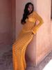 EDOLYNSA Sexy Cut Out Bell Sleeve Solid Knit Crochet Beach Maxi Dress 2024 Women Summer Chic Swimsuit Cover Up Elegant Party Outfit K23