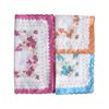 3Pcs 30x30cm Flower Printed Cotton Women Hankies Lace Hanky Ladies Scarf Pocket Hankerchief Wedding Party Gift
