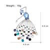 1Pcs Cute Sweet Pins Colorful  Ballet Girl Brooches For Women Temperament Dance Girl Corsage Jewelry Accessories Gift