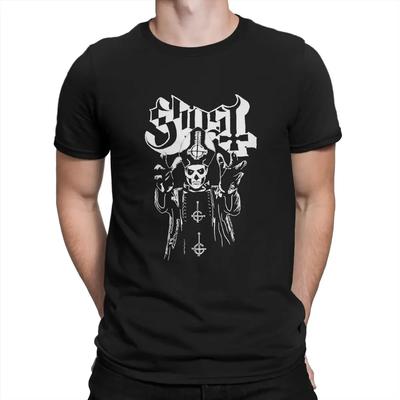 Men Papa Emeritus Ghost Ghost B C T Shirt Ghost BC Cotton Tops Vintage Short Sleeve Round Neck Tees New Arrival T-Shirts