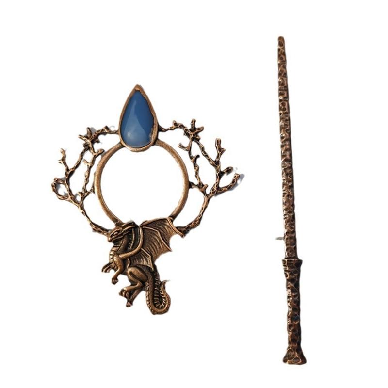 Vintage Butterfly Hair Claw Decoration For Women Inspire By Culture With Silver Plating and Crescent Shape Daily Use