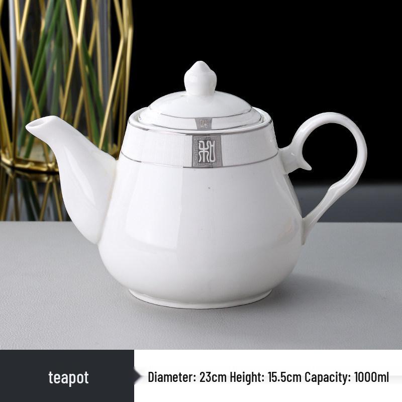 Luxury Ceramic Tableware Set - 4-Piece High-End Bowls, Plates & Dishes for Hotels & Restaurants