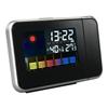 Projection Alarm Clock with USB Charging Port and LCD Time Display