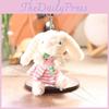 Plush Rabbit Keychain With Soft Pp Cotton Filling For Kids And Adults