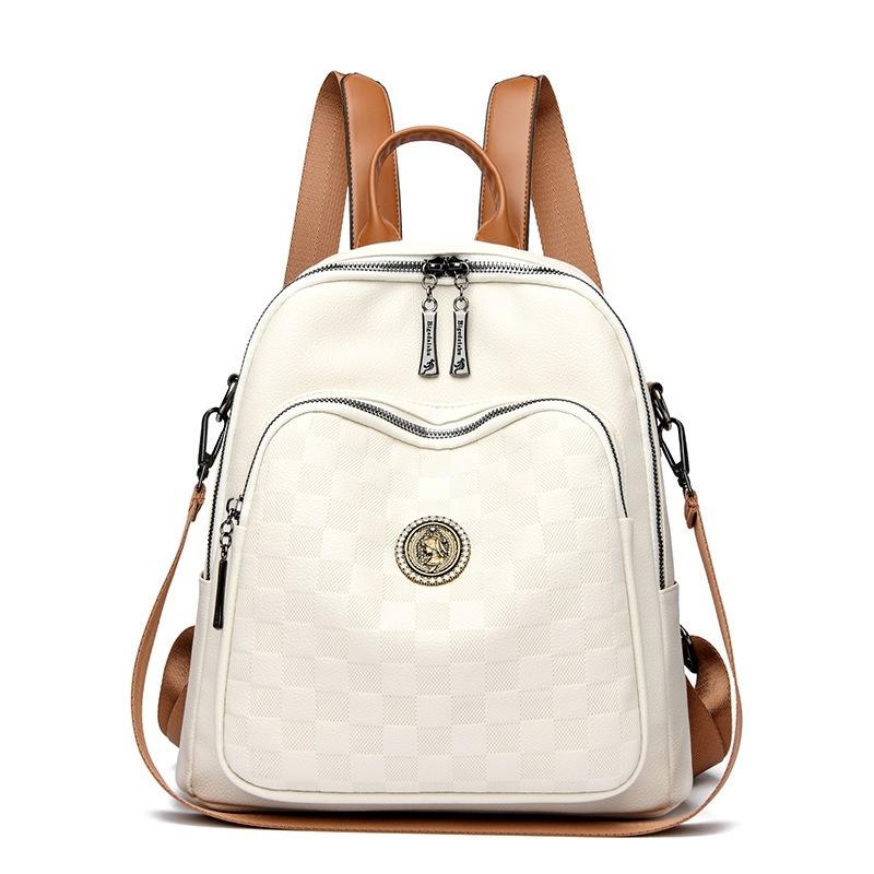 

Versatile Travel Bag with A Fashionable and Sophisticated Look. Women s Backpack That Can Be Used in Multiple Ways. белый