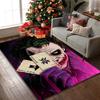 1pc Area Rug Appropriate for Office, JOKER Carpet, Versatile Printed Chair Rug, Durable Home Sofa Carpet