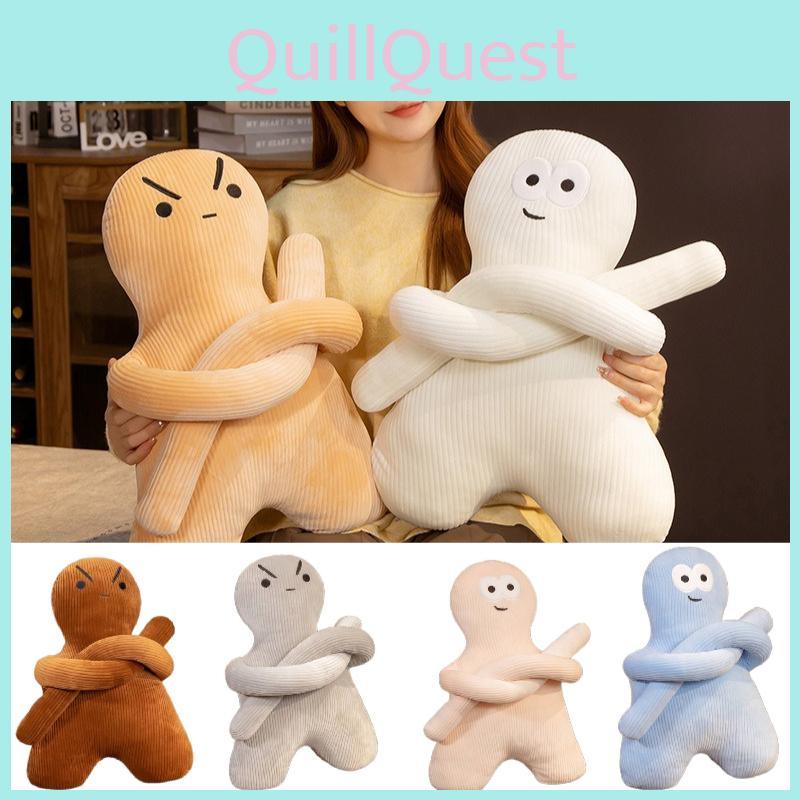 Cute Cartoon Mini People Plush Pillow Doll For Girls Soft And Comfortable