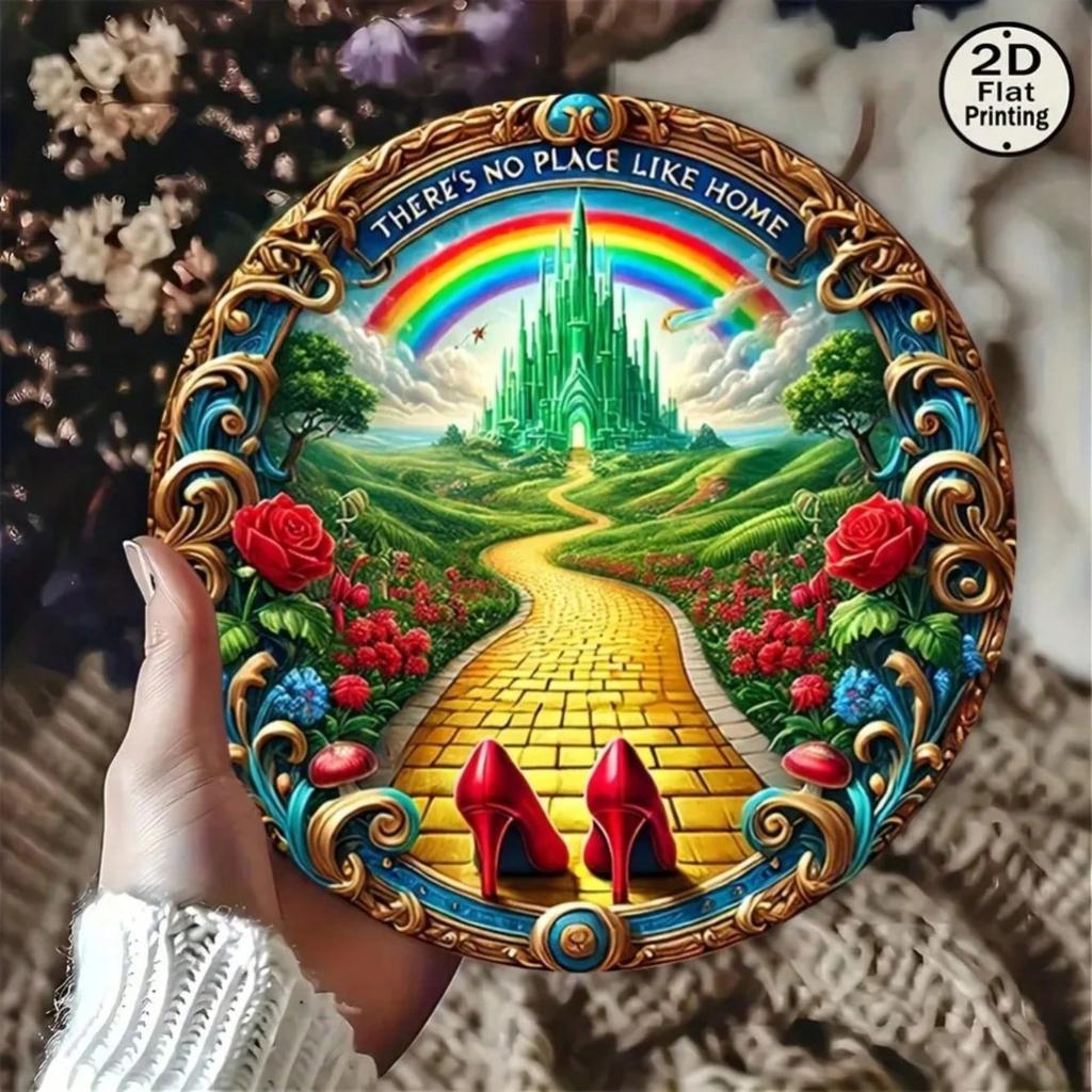 Rainbow Kingdom Metal Wall Art Home Decor New Year Gift