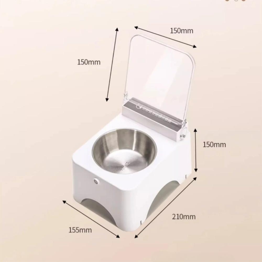 Auto Open Intelligent Pet Bowl Plug in Pet Dispenser Portable Pet Food Feeder