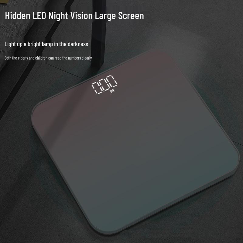 Baolan Gradient Smart Electronic Bathroom Scale - Compact, Accurate Body Weight Scale for Adults