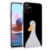 Cartoon Doubt Duck Phone Case For Xiaomi Redmi Note 12 4G 11 10 Pro 5G 10C 10S 9S 9 9T 8T 9C 9A 8 8A 7 K50 K40 Gaming Cover