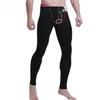 Men's Bullet-Style Thermal Leggings - Autumn/Winter, Thin Fit, Middle-Aged & Young, Single-Piece