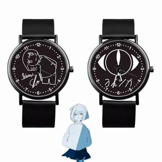 Yorushika Wristwatch Sports Watch Anime Quartz Cosplay Accessory Moe Goods Stylish Waterproof Commuting School Surrounding Everyday Wear Unisex Gift