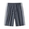 Summer Ice Silk Shorts for Men, Thin, Loose, Plus Size Sports Pants, Ice Silk Shorts, Casual Pants, Quick Drying Ice Silk Five Quarter Pants