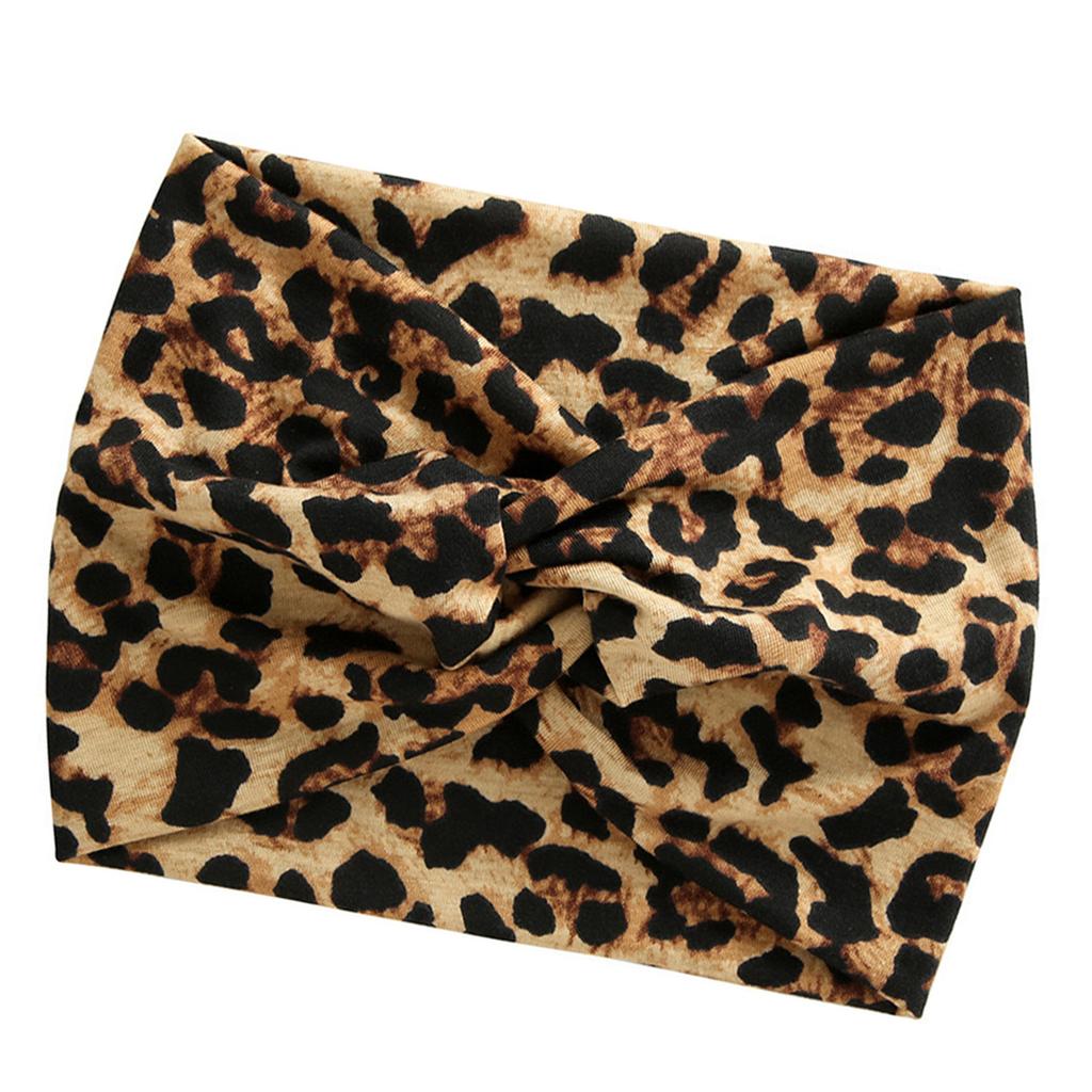 Elastic Leopard Print Scarf Everyday Fashion Headscarf Elegant Headbands Fashion Hair Accessories
