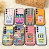 V-Vintage Canned Sardines  Phone Case For Samsung  A73,72,71,53,52,51,22,91,80, Soft Black Cover