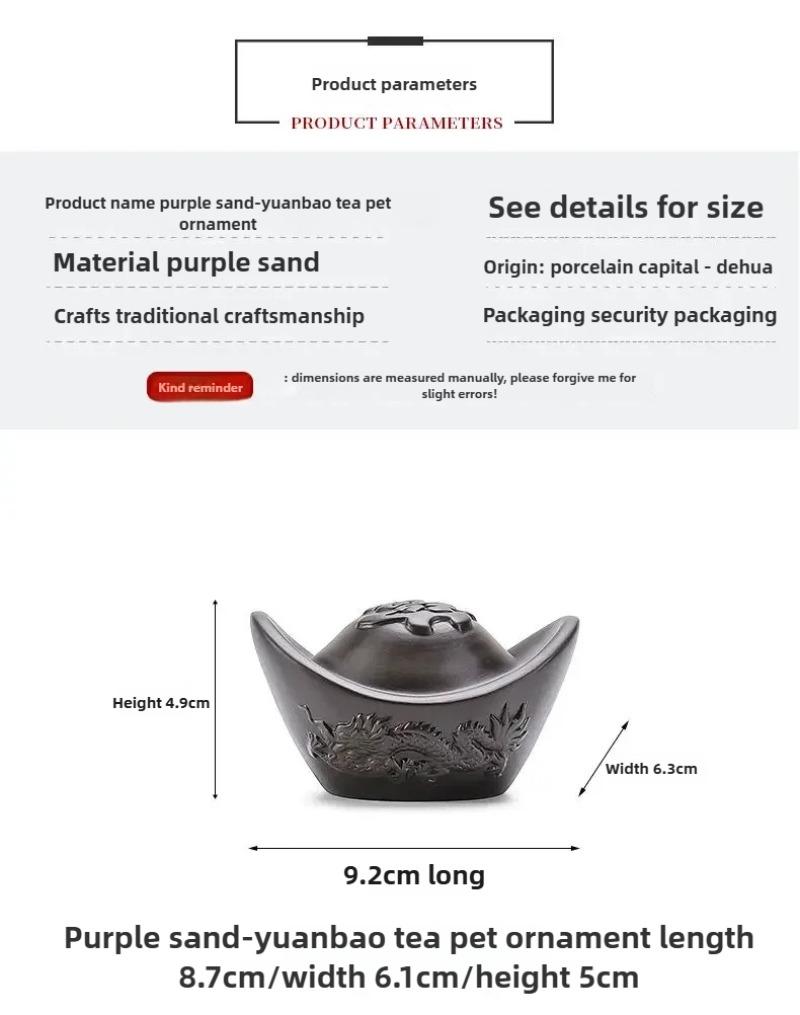 High-end Tekanne Lokkholder Lilla Sand Xianglong Lokkbrett Teseremoni Tilbehør Kreativt Teservise Vintage Tekanne Lokkholder