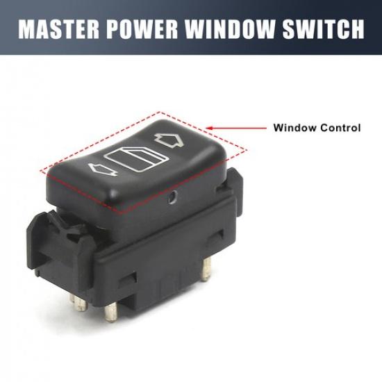 Master Driver Side Power Window Switch 1248204610 For Mercedes-Benz W124 W126 W