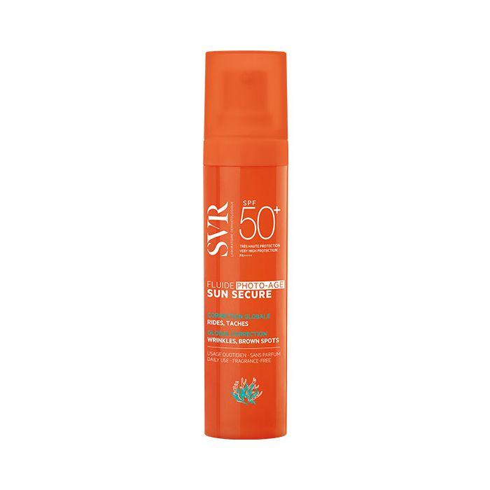 SVR Sun Secure Fluide Photo-age SPF50+ Protection Solaire Anti-Âge Quotidienne 40ML