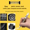 50 Fine Tip White Waterproof Tire Paint Pens - Quick-Drying & Non-Fading.