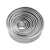Stainless Steel 11 Piece Cake Mold Set, Cake Mold, Baking Supplies Set, Circular Mousse Circle, Fruit Cutting Mold