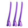 12PCS Purple Salon Hair Clip Fashion Sectioning Clip Home Use Duck Bill Clips  Salon