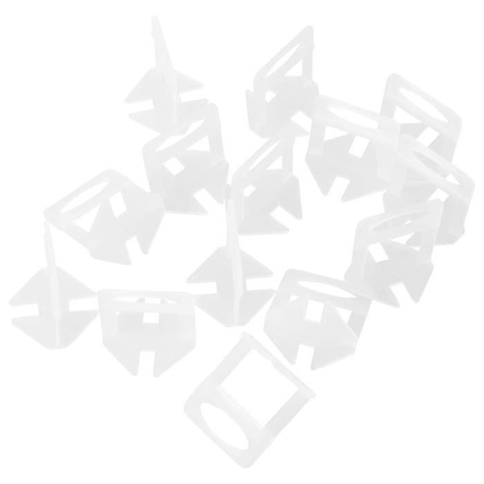 Système de nivellement de carrelage - VIDAXL - 3 mm - 500 cales - 2500 clips - Réutilisables