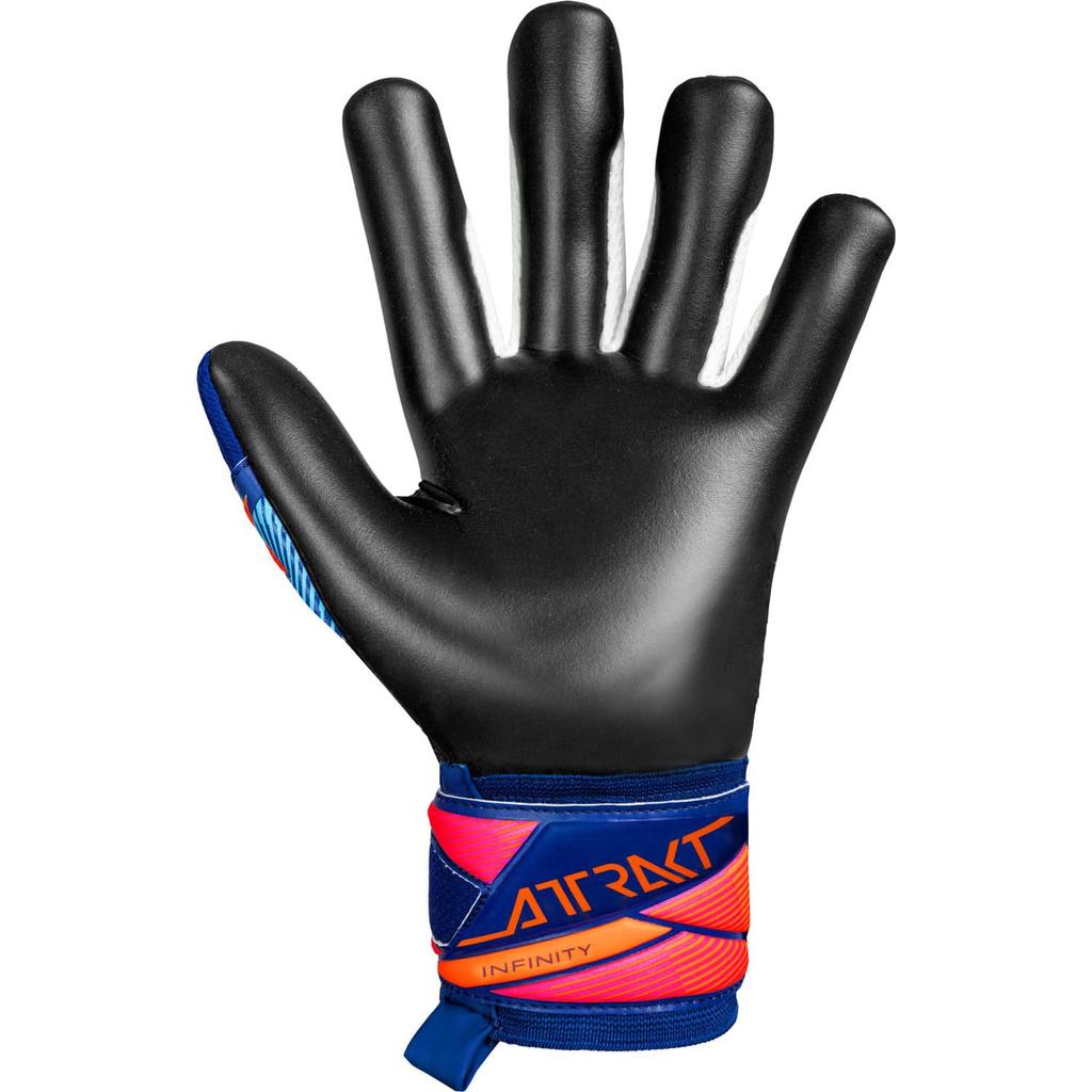 Mănuși Portar Reusch 5660725 Attract Infinity Evolution NC Sharp Mărimea 8 (4127) Albastru/Portocaliu Șocant/Negru
