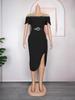 2023 Plus Size African Women's Waist-Hip Dress