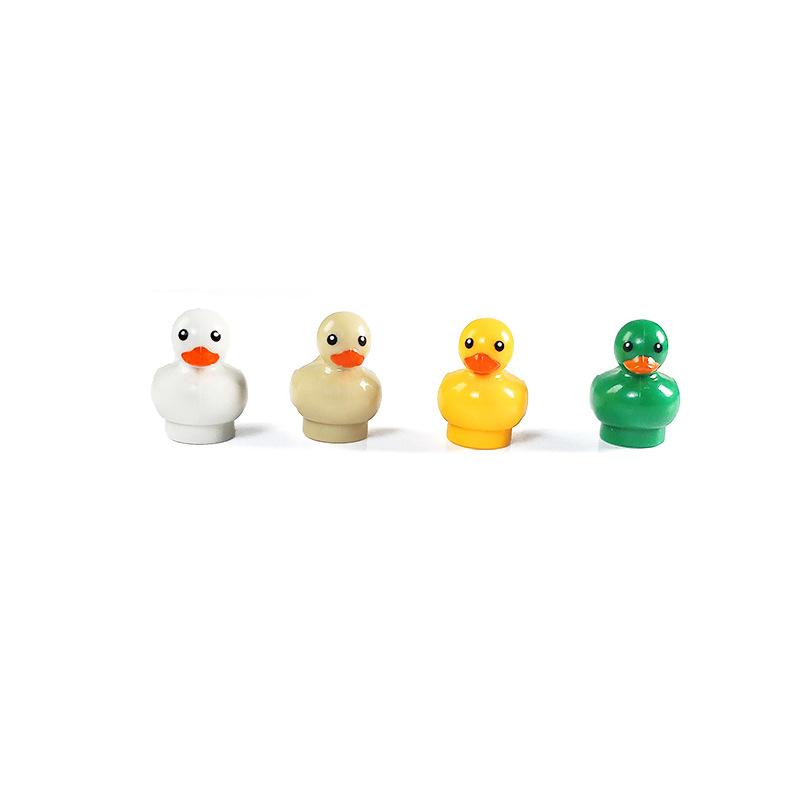 MOC 1PCS 49661pb01 41384 Printed Zoo Duck Building Blocks Farm Animal Forest Water Bricks Particle Toys Children Birthday Gifts