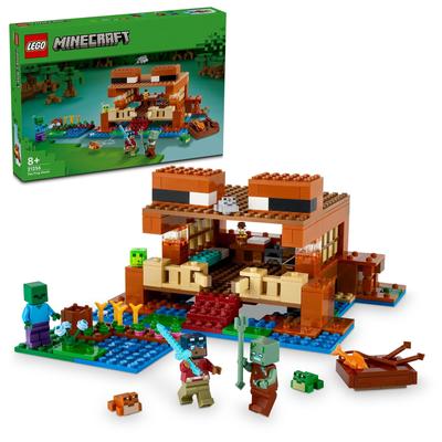 LEGO Minecraft Froschhaus Spielzeug Geschenk Geburtstagsblock Weihnachten Mädchen Jungen Kinder 8 Jahre alt 9 Jahre alt 10 Jahre alt Grundschule Minecraft