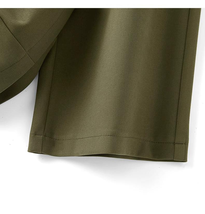 Šedé ležérní kalhoty se širokými nohavicemi pro ženy - Móda 2025, Ideální pro podzim a jaro, Kalhoty k obleku s rovnými nohavicemi a ležérním stylem