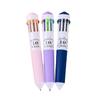 3Pcs/Box Gifts 10 Color Drawing Ballpoint Pen Retractable Colorful Colored Pens 0.8mm Multicolor Pens for Painting Study Marking