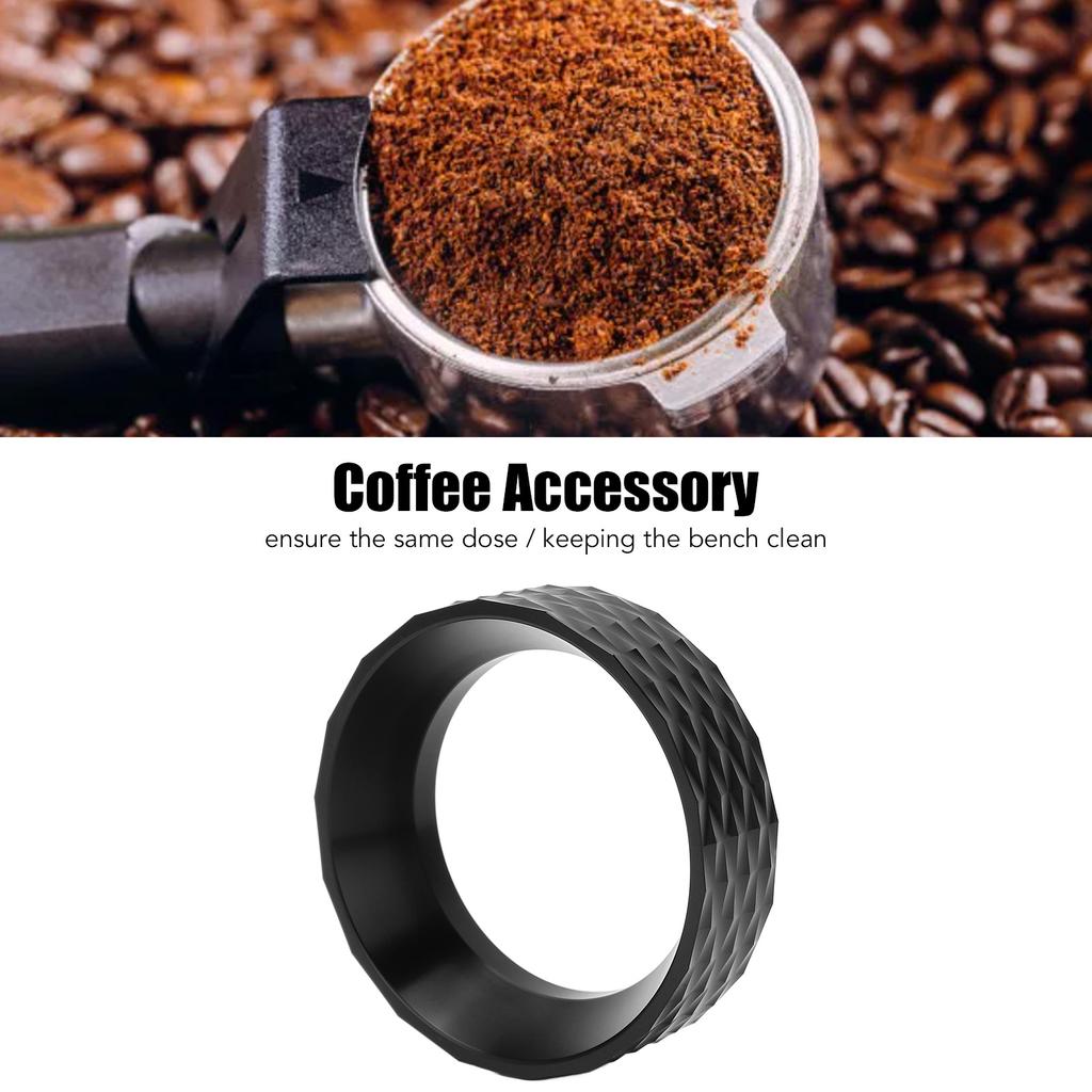 58mm Coffee Dosing Funnel Aluminum Alloy Prevent Spillover Healthy Easy Cleaning Dosing   for  