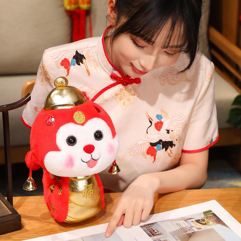 The Year Of Snake Mascot Plush Toy Cute Cartoon Girl Children Holiday Doll Gift