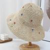 Hand Weaving Straw Hat Beach Getaways Beach Hat Breathable Sun Hat for Girl