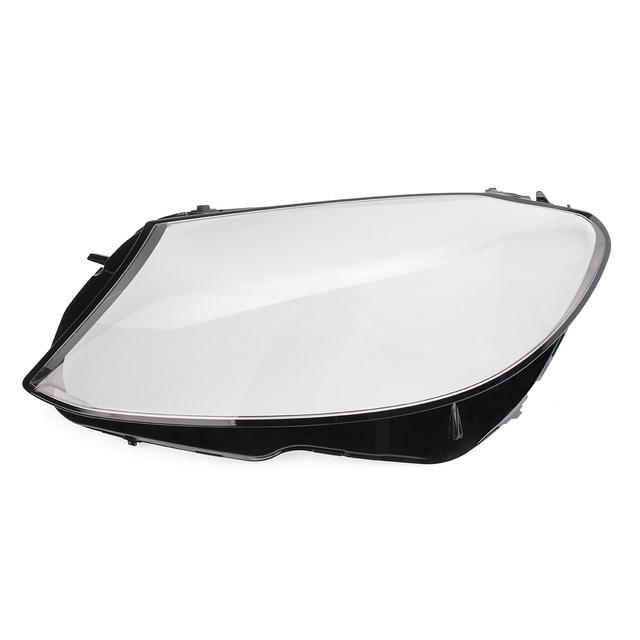 L / R Capac far mașină Abajur transparent lentilă far pentru Mercedes Benz W205 C180 C200 C260L C280 C300 2015-2018