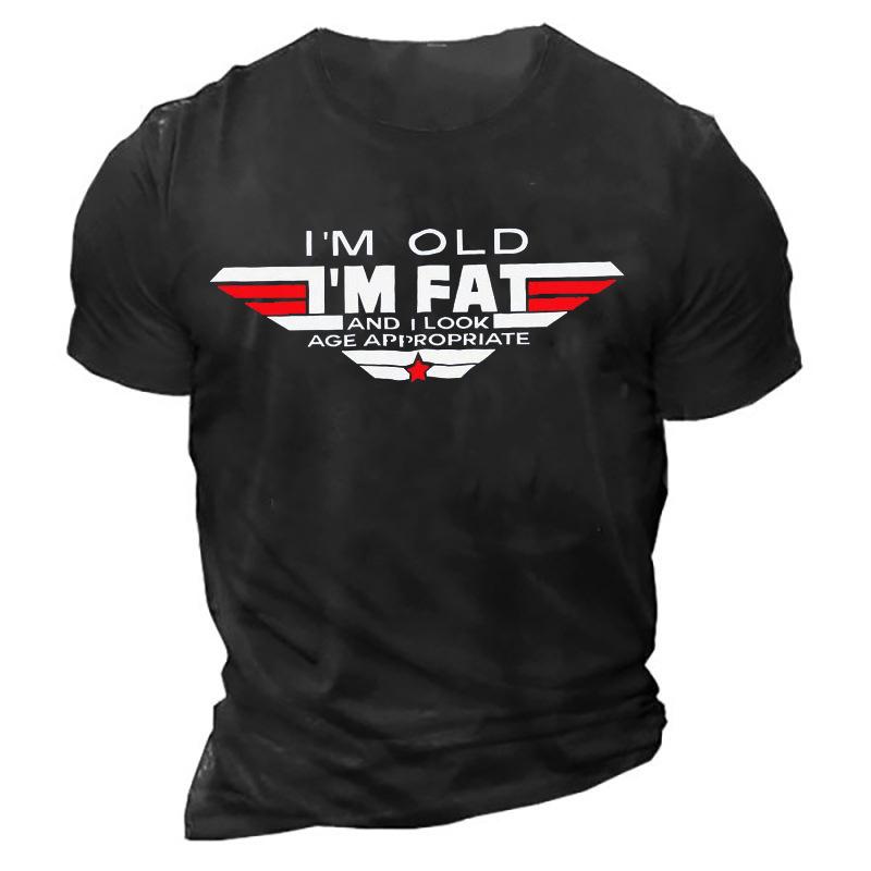 Pánská trička, letní volná, ležérní, módní, kulatý výstřih, 3D potiskem, krátký rukáv, top