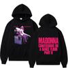 Madonna CONFESSIONS II Album Tour 2026 Felpa con Stampa Uomo Donna Moda Felpa Maniche Lunghe Ampia Casual Hip-hop Pullover