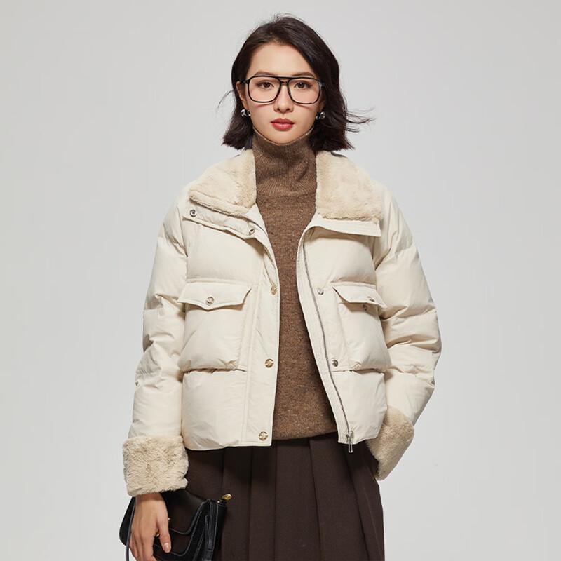 Shetu Women's Relaxed Fit Down Jacket with Large Pockets