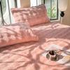 Rabbit Plush Pillowcase 48x74cm 2 Pcs Soft Warm Fluffy Long Hair Pillow Cover Decorative Pillow Sham for Beds