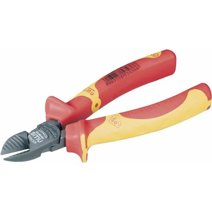 Pince coupante diagonale avec facette NWS 134-69-VDE-160 160 mm 1 pc(s)