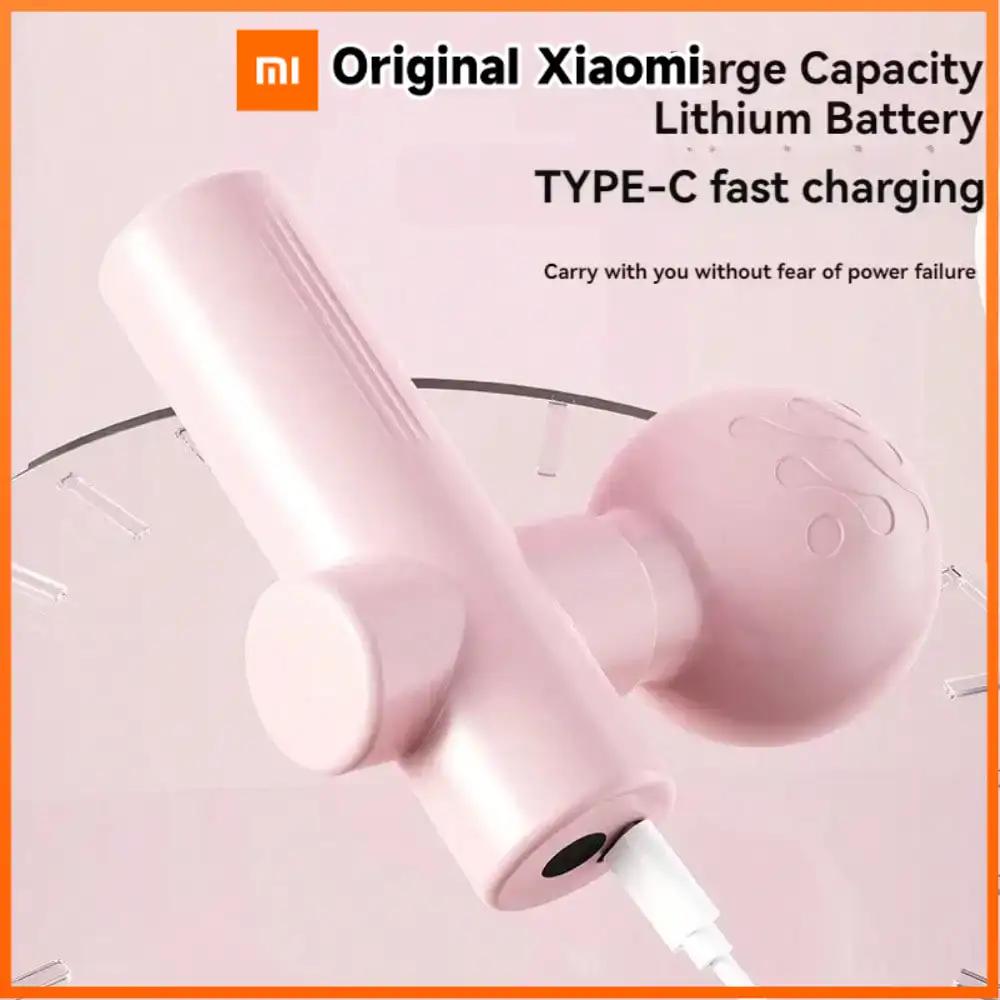 Xiaomi Mini Massage Gun Fascia Machine Muscle Relaxation Vibrating Gun Portable Rod Massage Fitness Equipment Neck Body Fascia Gun
