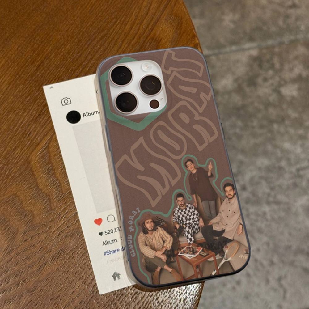 Morat Music Phone Case For IPhone 17 16 15 14 13 12 11 Corrugated Frosted Soft Cover Anti-Slip