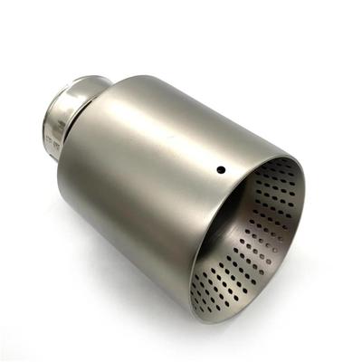 Tagliamarmitta 1 pz Acciaio Inossidabile Opaco Terminale di Scarico Auto Tubo Universale Tubo di Scarico Terminale Marmitta Tubo di Scarico (70-101MM)