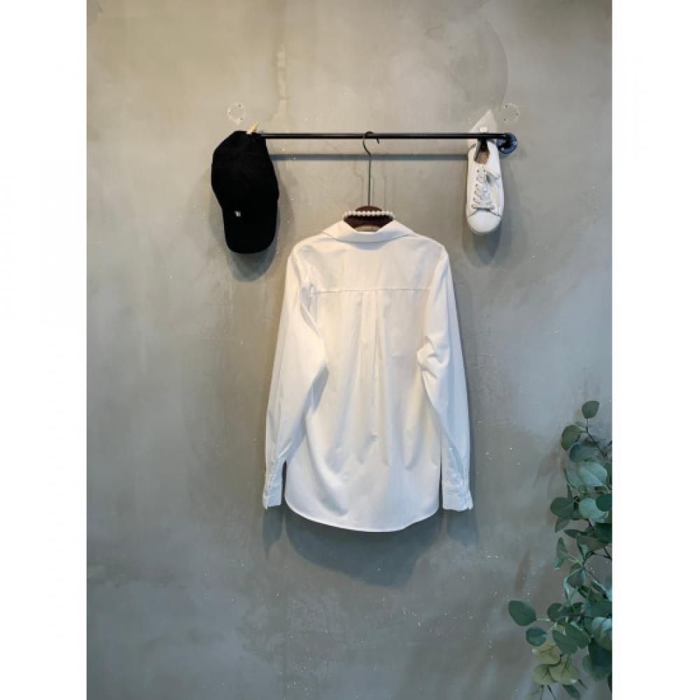 C S In The Room Verano Embroidery Long Shirt 2Color